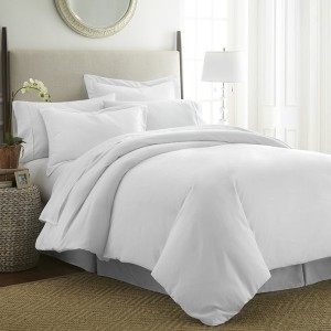 White Pure Cotton Sateen Contrasting Bedding Set [All Sizes] CSB-115